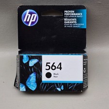 HP 564 Black Ink Cartridge Original Genuine OEM CB316WN New Sealed Exp 2019