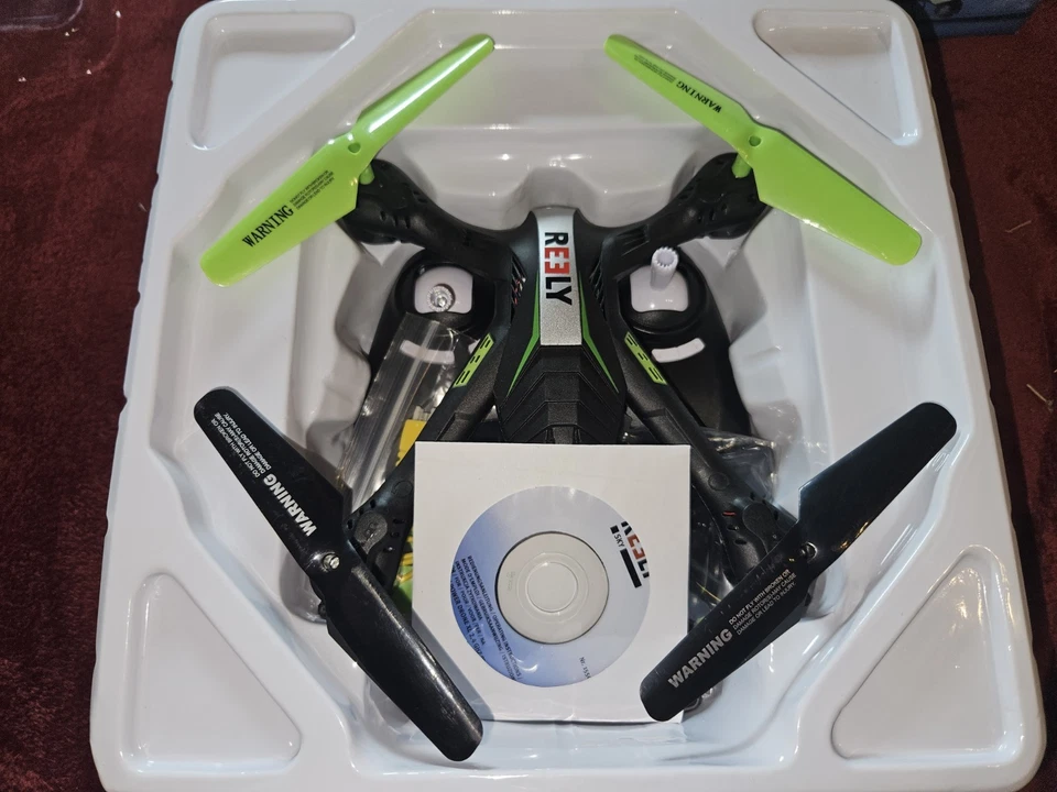 Reely Power Drohne XL Quadcopter 2,4Ghz RTF Return Funktion LED Beleuchtung Top - Bild 3 von 4