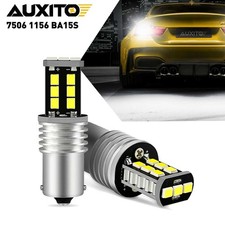 Auxito White P21w Ba15s 7506 1156 Led Backup Reverse Light Bulb 15smd 6500k Ap28