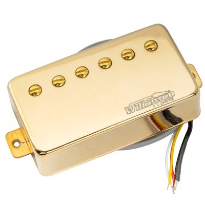 Wilkinson Gold Vintage Tone Alnico 5 PAF Humbucker Neck Pickup For LP Guitar