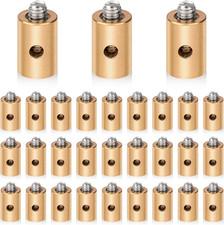 30PCS Solderless Cable Nipples Throttle Brake End Clamp for Motorcycle  Bikes