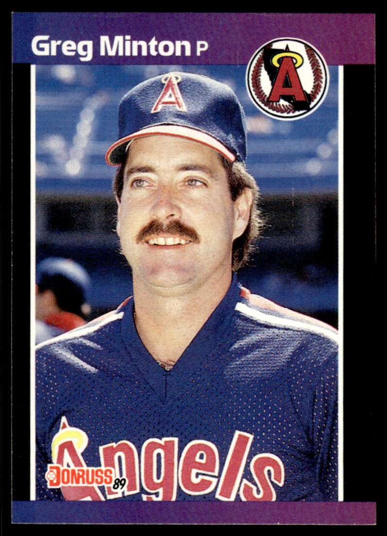 1989 Donruss Greg Minton California Angels #490 18204