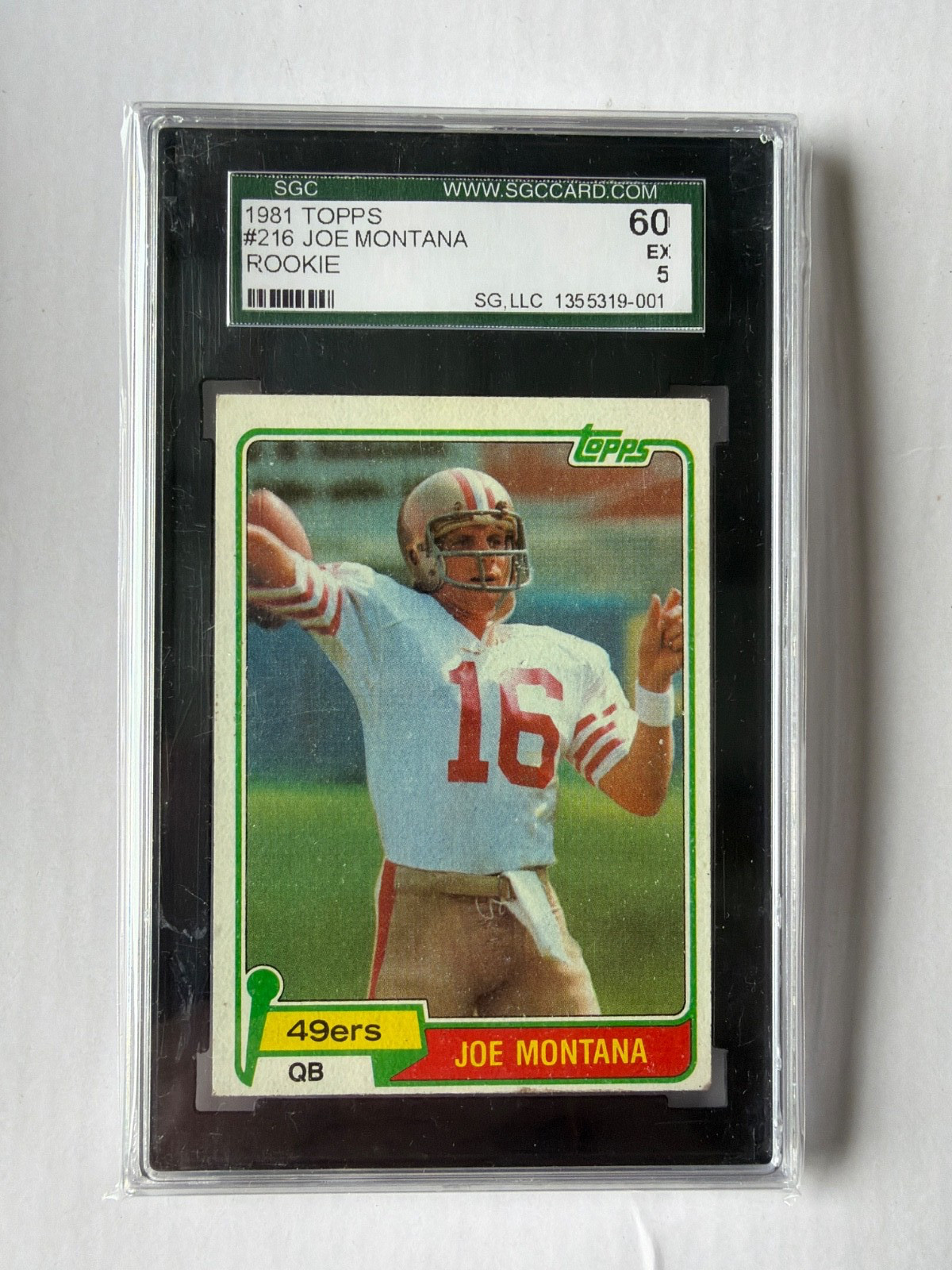 1981 Topps - Joe Montana #216 (RC) view 1