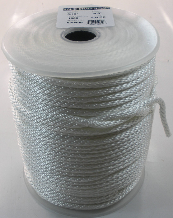 Unicord Solid Braid Nylon Rope 5/16" x 500 Ft