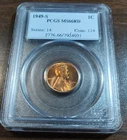 1949-S Lincoln Cent PCGS MS-66 RD