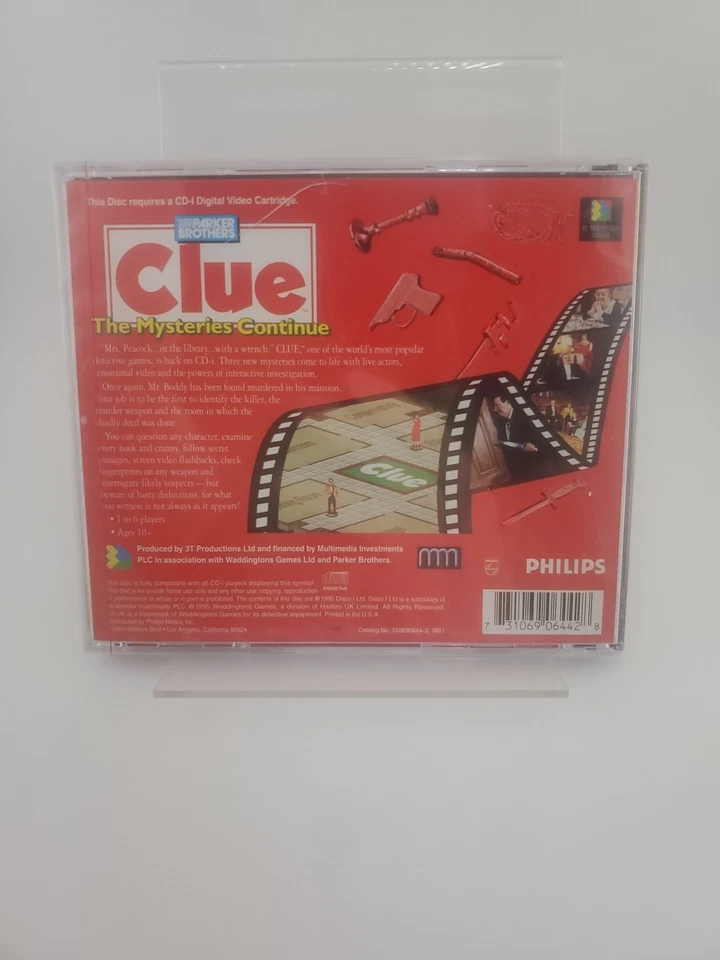 Clue: The Mysteries Continue - Philips CD-i - NEW - Image 4 of 4