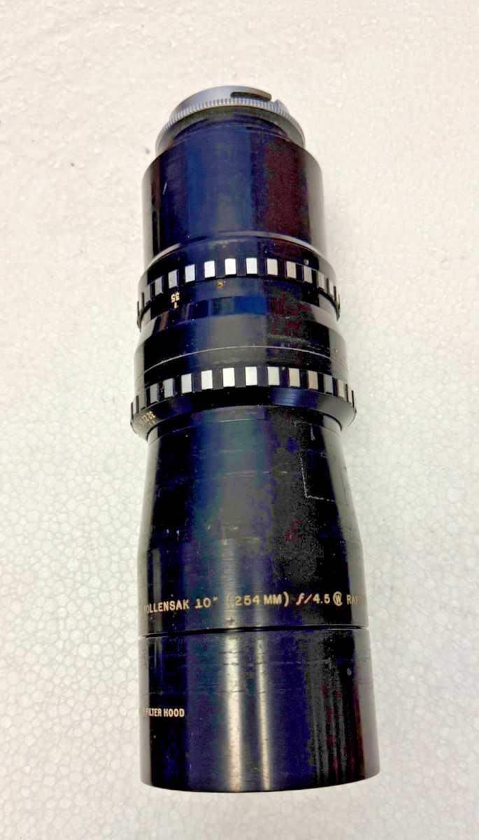 Wollensak Raptar fl 152mm f2.7 lens 35mm Cine Format nice coatings