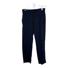 Public Rec Pants Mens 30 Navy Blue Elastic Waist Athleisure Drawstring *Shrunk