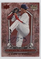 2008 Upper Deck A Piece of History Rookie Red 71/99 Clay Buchholz #106 Auto g7g