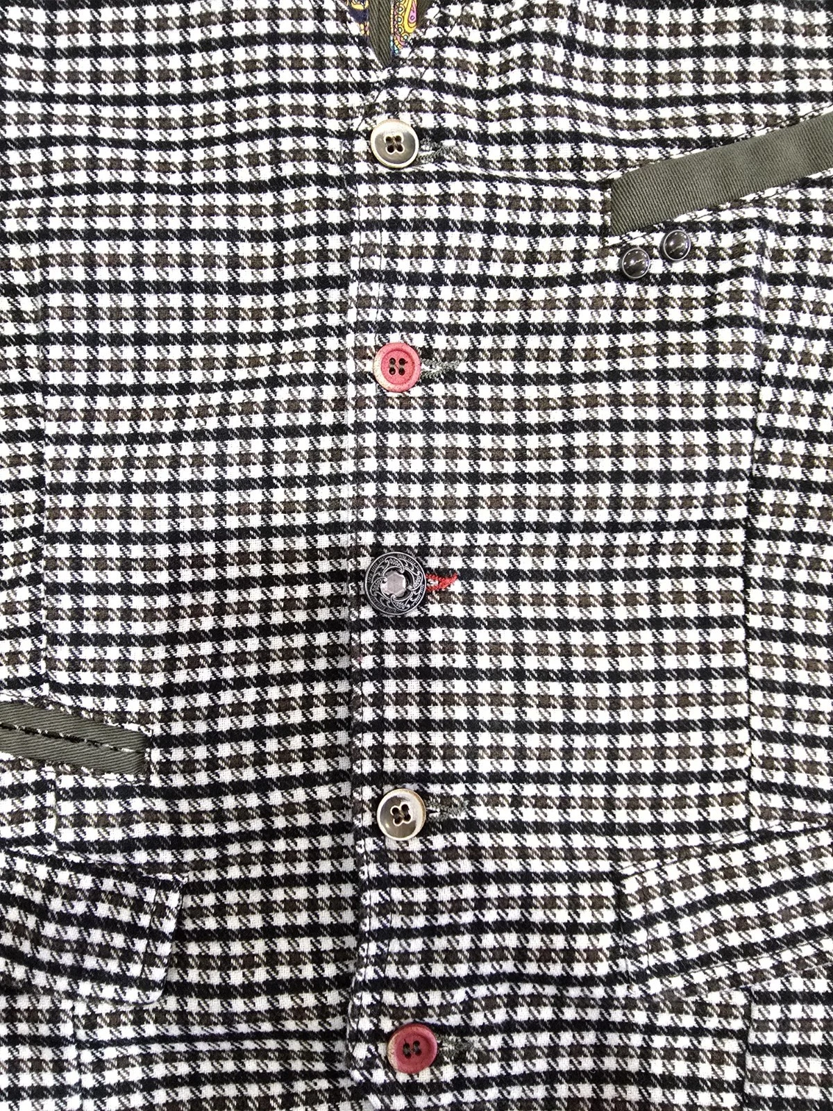 Garry's Earth Vest Handcrafted Made In Italy Size M Cod.31 - product detail image 6