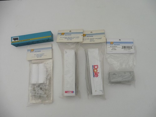 Walthers 933-1857 4 Container + 1 Tank 20' weiß Spur H0 | Zustand: Gebraucht