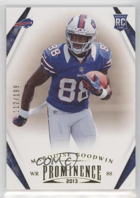 2013 Panini Prominence Gold 112/199 Marquise Goodwin #166 Rookie RC z6b