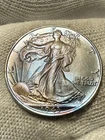 1943 Walking Liberty Half Dollar, Solid Gem Lustrous AU++++++ High Grade Toned