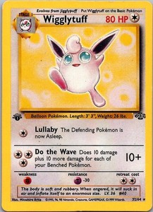 Wigglytuff 32/64 Jungle 1st Edition