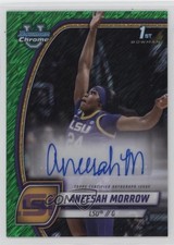 2024-25 Bowman U Chrome Green Shimmer Refractor Aneesah Morrow #6 Auto 1o0p