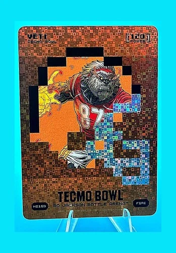 Bo Jackson Battle Arena Tecmo Bowl Yeti Travis Kelce Endzone Battlefoil Fire 120