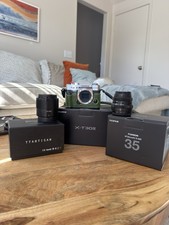 Fujifilm X-T30 II Mirrorless X Series Camera Body Silver Black w/ 2 Lenses