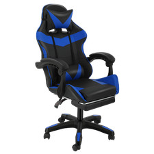 Image of Gaming Chair With 12 RGB LED Lights Computer Office Chair Swivel E-Sports Chair