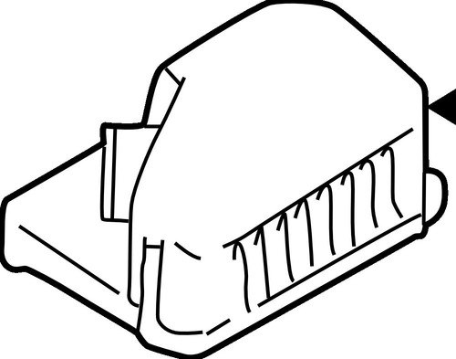 NEW Hyundai Genuine OEM Engine Air Filter Intake Cover 2811126350 SANTA FE - Picture 4 of 6