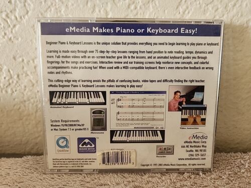 eMedia Music Corporation Beginner Piano and Keyboard Lessons for PC, Mac - Picture 2 of 3