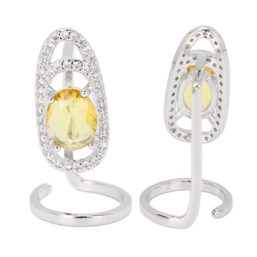 Anello Unghie Strass Lucido Delicato Copri Unghie Anello Gioielli Gi L2S - Foto 14 di 31