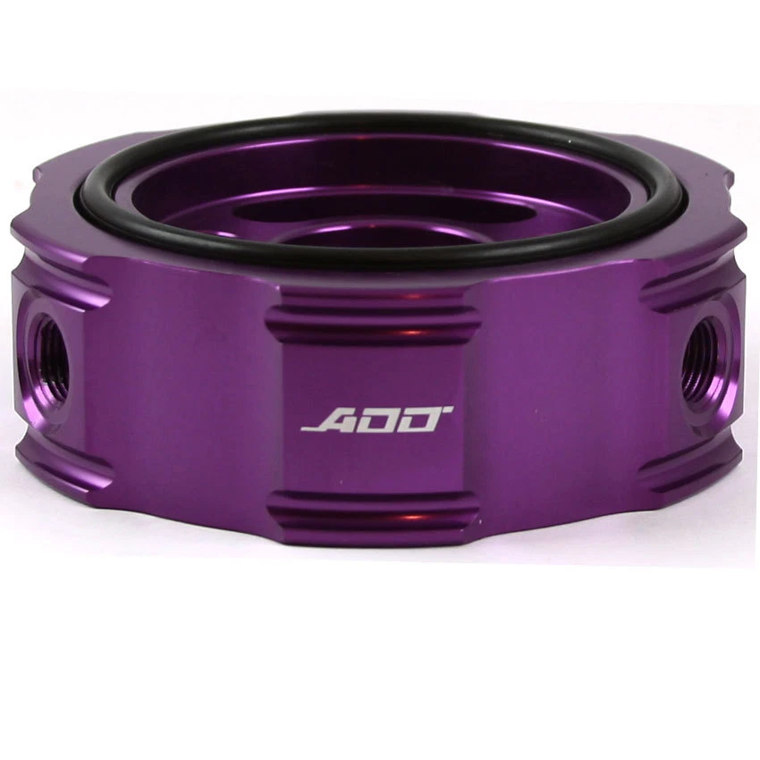 AÑADIR W1 Adaptador de Bloque de Aceite Medidor de Temperatura de Presión de Aceite Adaptador de Sensor - PÚRPURA Foto 3 de 4