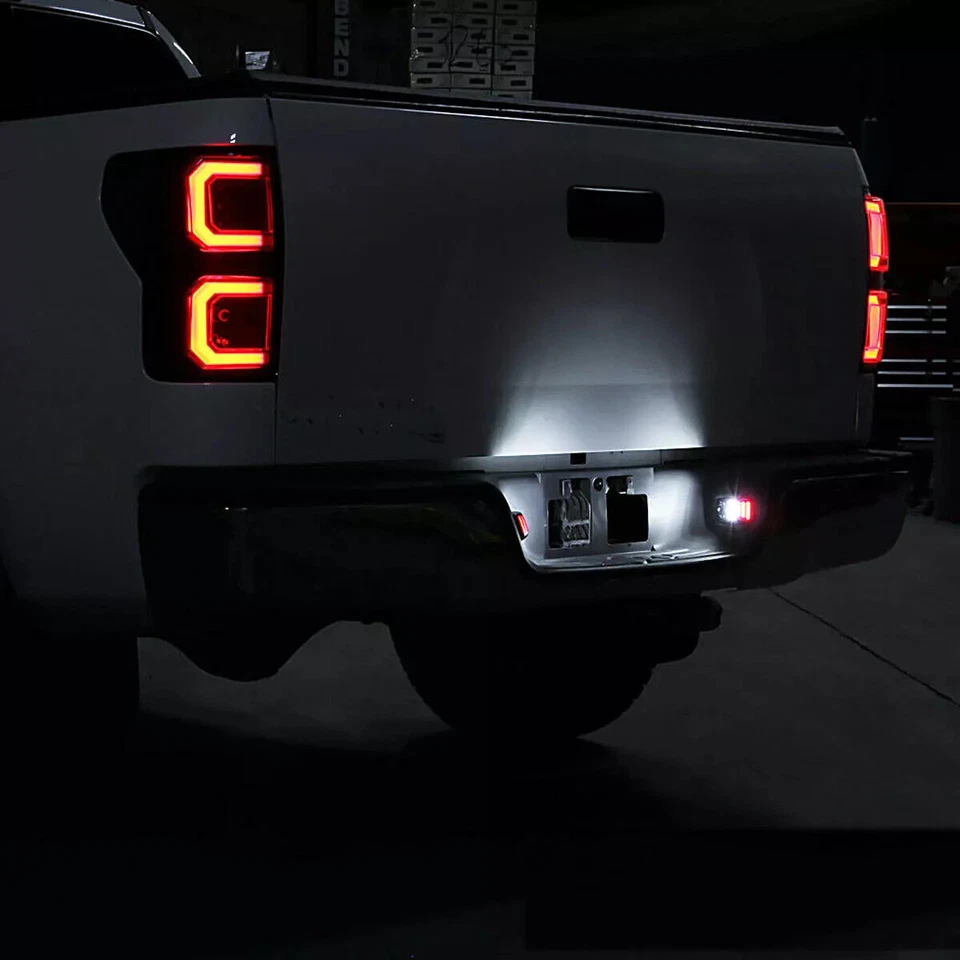 2X LED License Plate Light Tag Lamp For Toyota Tundra 2000-2013 Tacoma 2006-2015 - Image 2 of 4