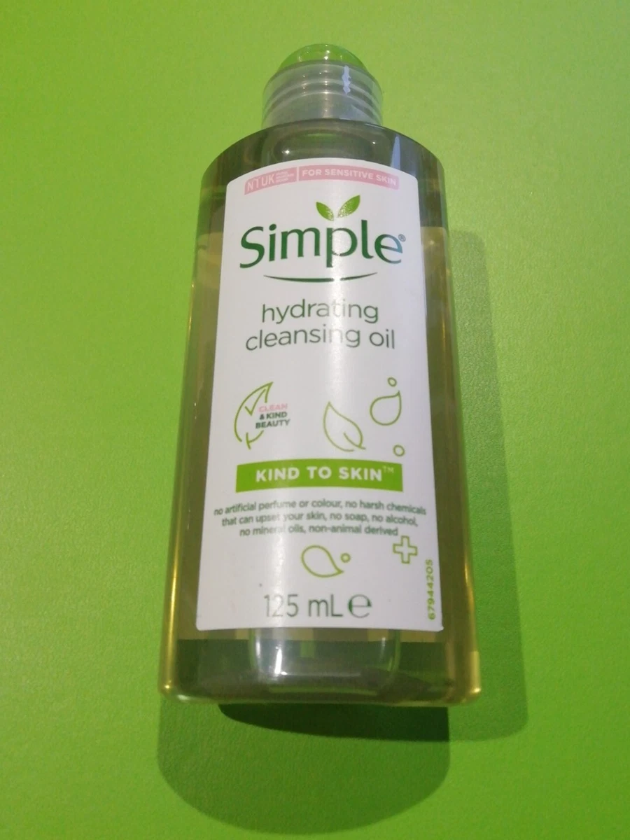 Simple Kind to Skin Hydrating Cleansing Oil 125ml BRAND NEW Fast