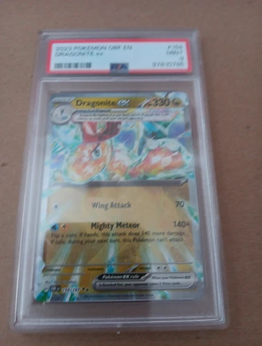 Pokémon PSA 9 MINT 2023 Dragonite EX 159 Obsidian Flames