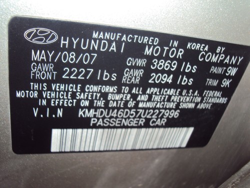 Eje Delantero HYUNDAI ELANTRA Izquierdo 07 08 09 10 FABRICANTE DE EQUIPOS ORIGINALES probado - Imagen 5 de 5