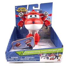 Super Wings Super Charge Transforming Supercharged Jett Action Figure