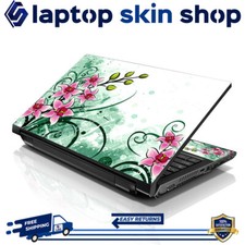 Laptop Skin Sticker Notebook Decal Pink Flowers for Dell Apple Asus HP 13" -16"