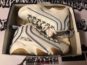 Vintage 1996 Fila Jerry Stackhouse B's Stack Mid Carolina UNC 091196-Z Size 4.5 | eBay