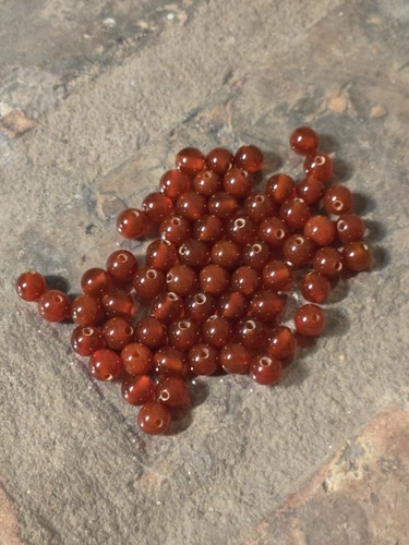 Crafting Beads Orange Round 