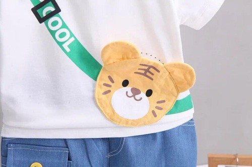 Summer Baby Boys Girls Clothing Sets Cartoon Cotton T-shirt + Shorts 2pcs Suits - Picture 16 of 19