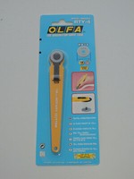 Olfa RTY-4 Mini Rollschneider 18Mm Stahlklinge FüR Stoff Papier Leder Folie