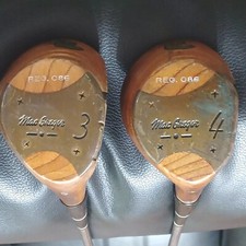 Vintage Jack Nicklaus Macgregor Golden Bear 3  4 Wood Golf Clubs RH. Pre-owned