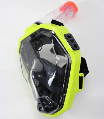 QMBASIC ODER BAUGLEICH Schnorchelmaske Erwachsene L XL Vollmaske Taucherbrille Schnorchel Maske Strand