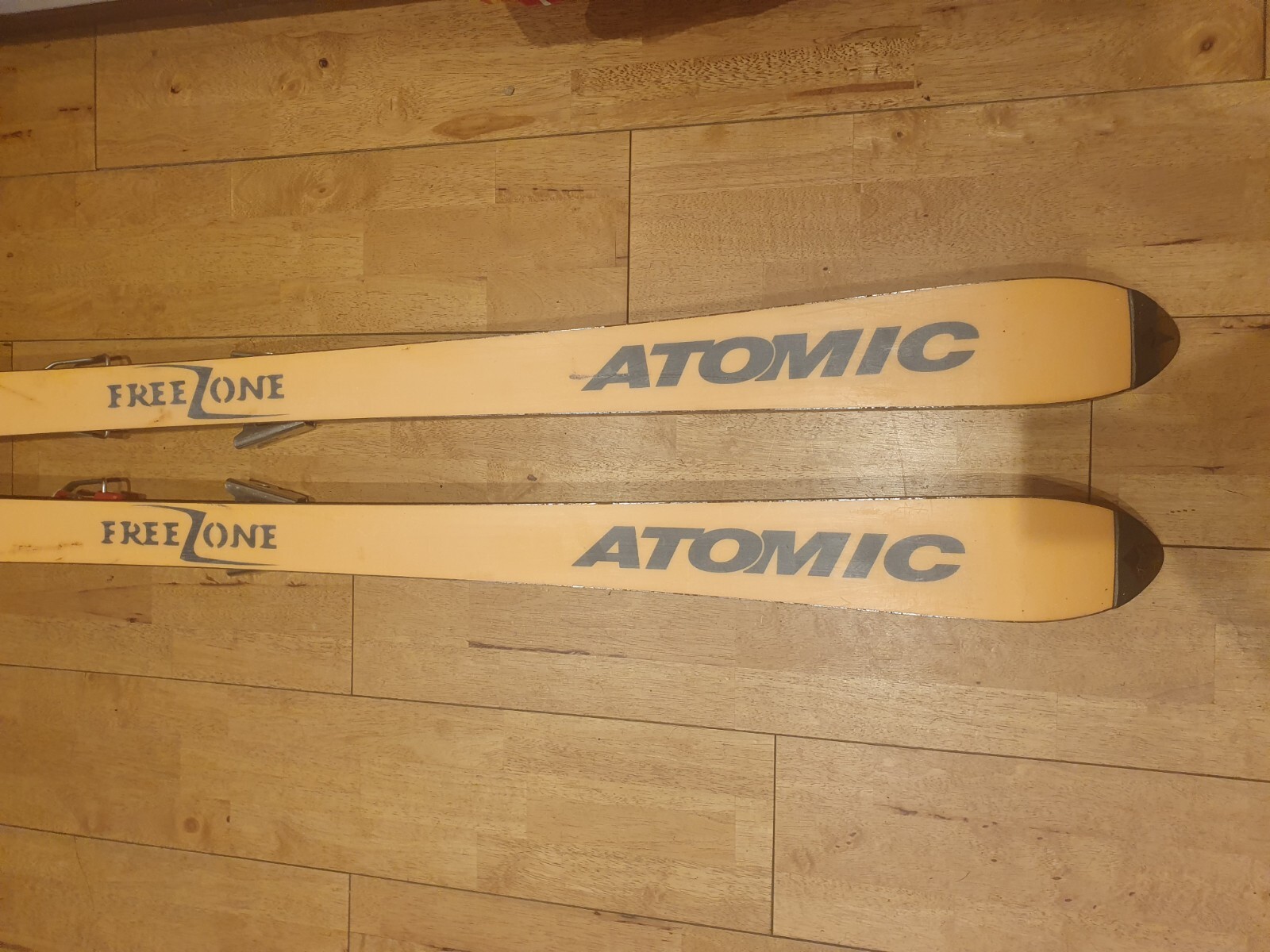 Atomic Free Zone Skis fitted with 7TM Telemark bindings and touring