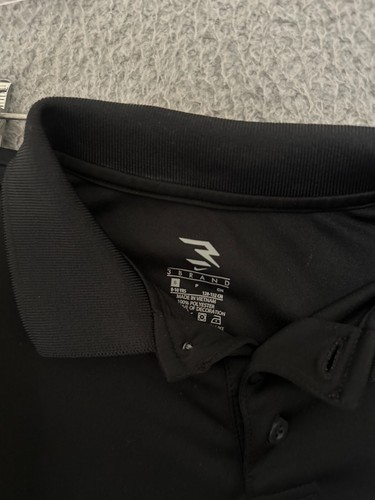 Nike 3Brand Kids Polo Shirt Size Small (8-10 years) Black Striped Youth - Picture 2 of 5