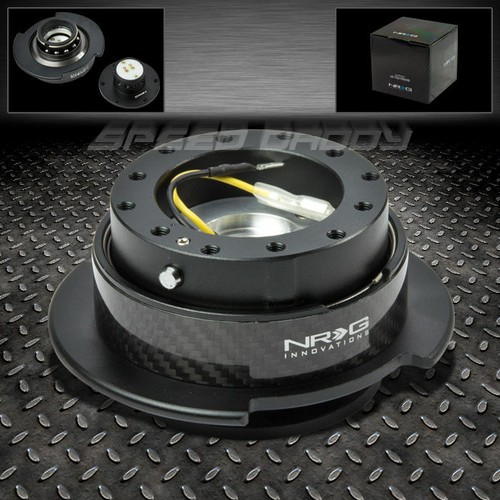 UNIVERSAL NRG STEERING WHEEL 6HOLE GEN 2.5 QUICK RELEASE ADAPTOR CARBON FIBER eBay