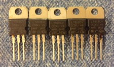 Lm7812ct 5 Pcs Positive 12 Volt Voltage Regulator  12v 1a To220