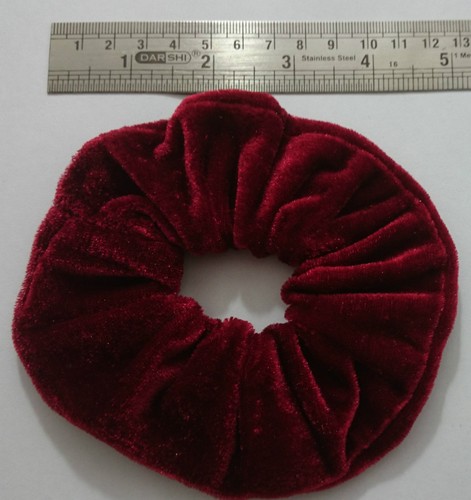 PAIR OF LARGE STRETCHY HAIR SCRUNCHIES HAIR BOBBLES HAIR SCRUNCHY IN 26 COLORS - Picture 24 of 27