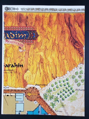 Al-Qadim Assassin Mountain Box ALQ2 9433 quasi nuovo Al-Qadim TSR AD&D D&D - Foto 5 di 7