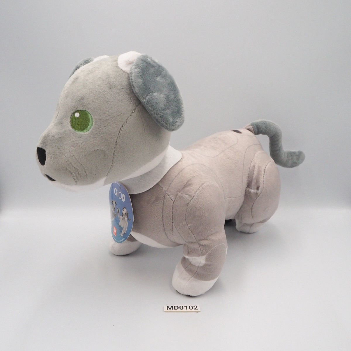 Aibo Robot Dog MD0102 Grey Taito 2018 Sony Plush 12