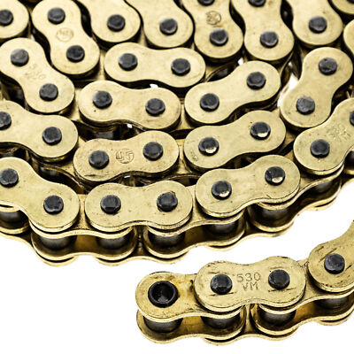 NICHE Gold 530 X-Ring Chain 120 Links With Connecting Master