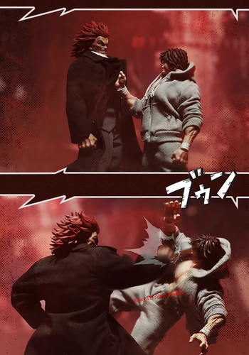 1/10 Custom Deluxe Formal Wear Set For 7'' Storm BAKI Hanma Yujiro(No Figure) - Picture 11 of 12