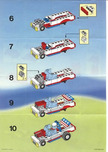 Jolie voiture de course LEGO team 6656 "Texas Tornado", complète, Très bon état - Photo 14/14