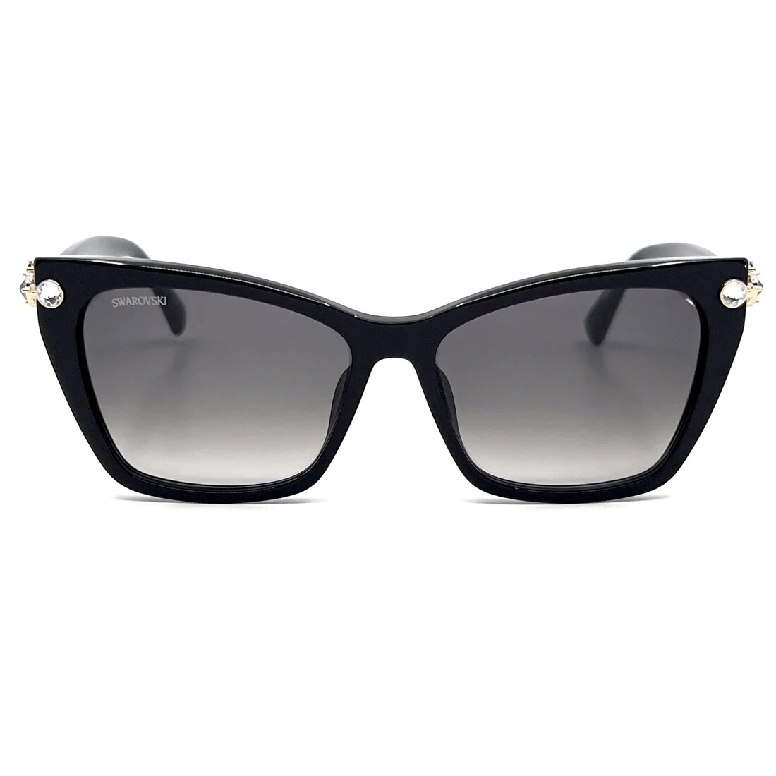 Swarovski SK361 01B Black Cat Eye Plastic Eyeglasses
 Frame 55-15-140 Gem Swarovski SK361 75F Pink Cat Eye Plastic Eyeglasses Frame 55  main image 3
