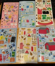 STICKOPOTAMUS binder stickers - Various designs, you choose! Food, bugs, More